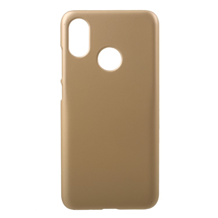For Xiaomi Mi 8 (6.21-inch) Rubberized Plastic Hard Cell Phone Case - Gold-1