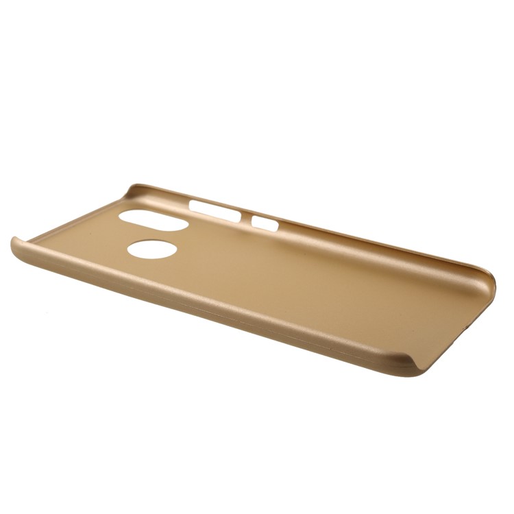 For Xiaomi Mi 8 (6.21-inch) Rubberized Plastic Hard Cell Phone Case - Gold-3