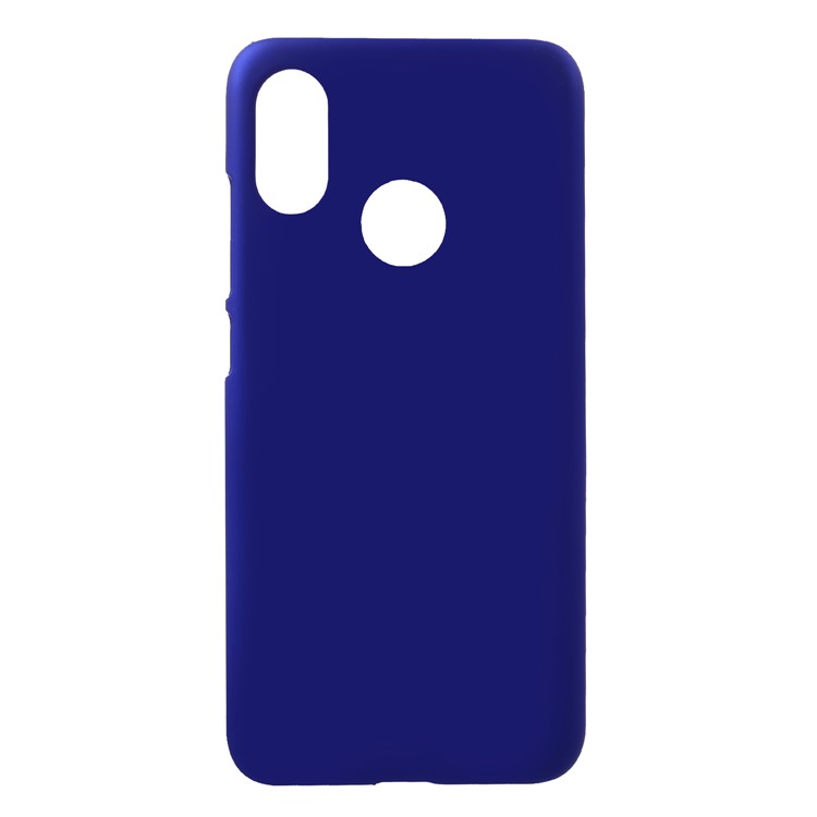 For Xiaomi Mi 8 (6.21-inch) Rubberized Plastic Hard Mobile Phone Case - Dark Blue-1
