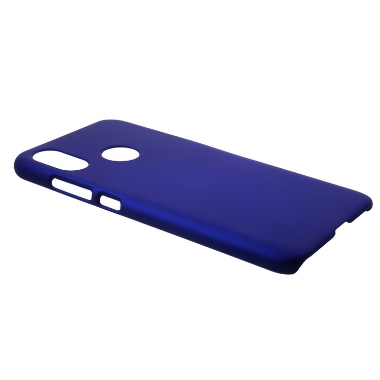 For Xiaomi Mi 8 (6.21-inch) Rubberized Plastic Hard Mobile Phone Case - Dark Blue-2