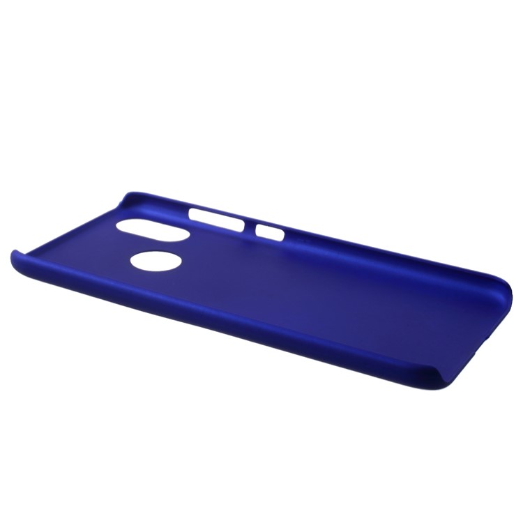 For Xiaomi Mi 8 (6.21-inch) Rubberized Plastic Hard Mobile Phone Case - Dark Blue-3