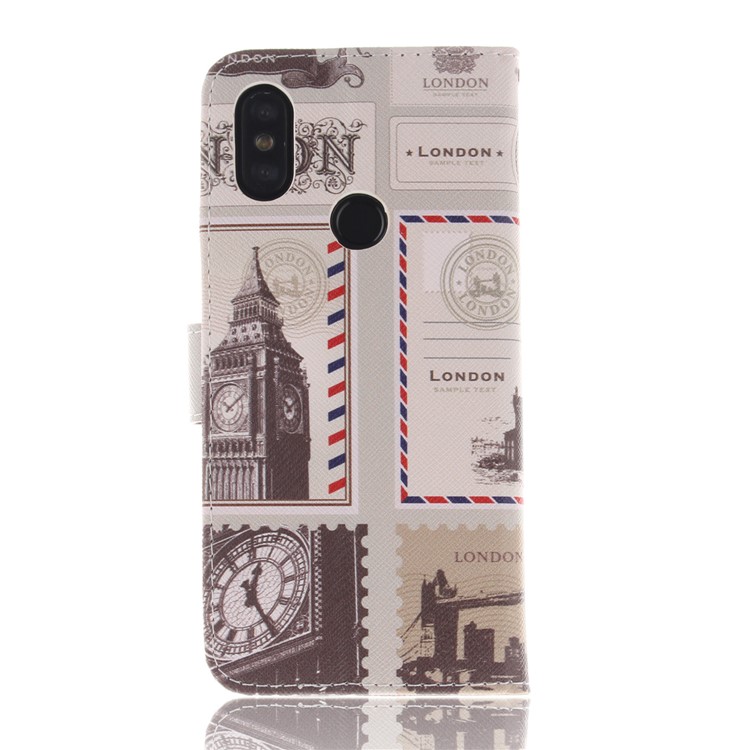 Pattern Printing Wallet Leather Flip Phone Case with Stand for Xiaomi Mi A2 / Mi 6X - UK Flag-3