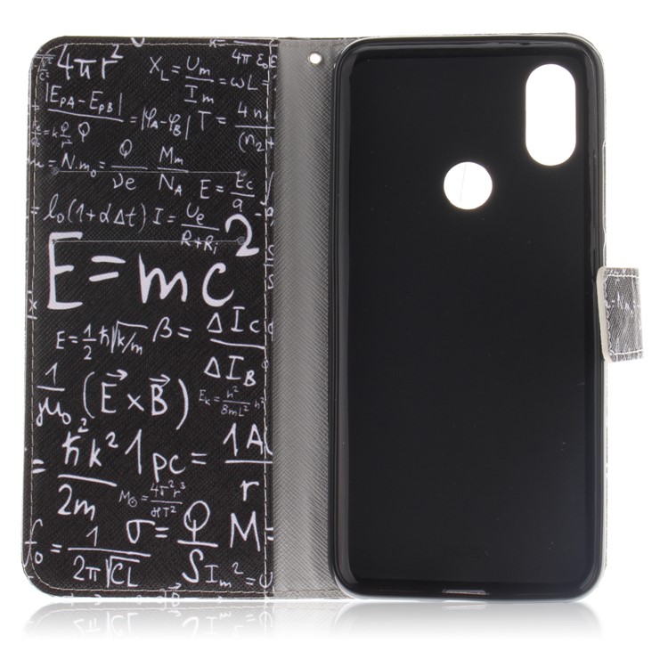 Pattern Printing Wallet Stand Leather Mobile Casing for Xiaomi Mi A2 / Mi 6X - Formula-8