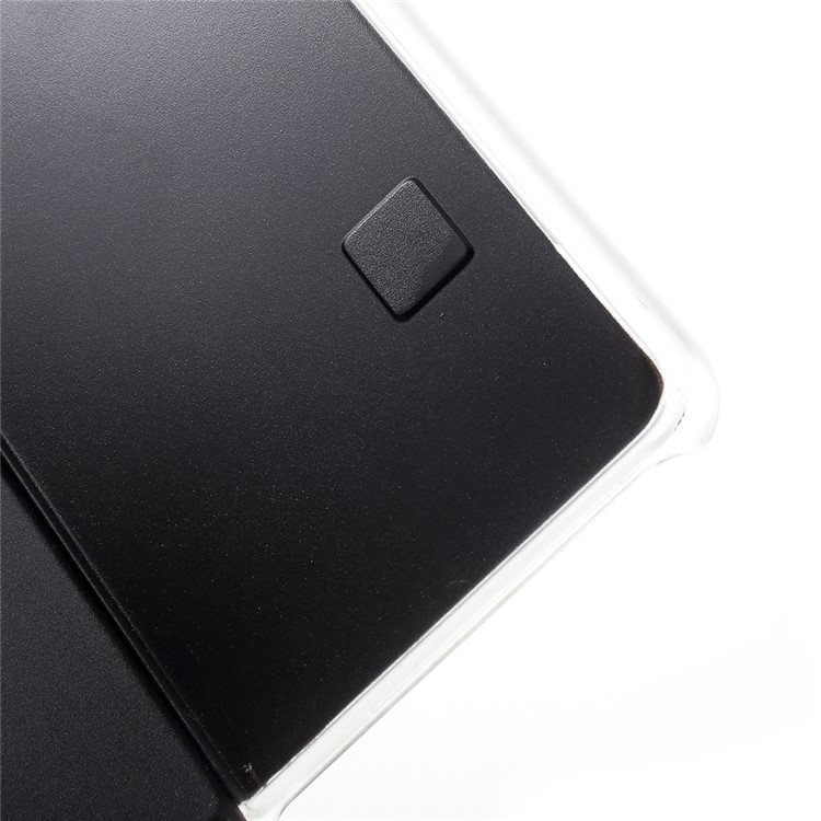 View Window Plated Mirror Surface Leather Phone Case with Stand for Xiaomi Redmi 5 - Black-7