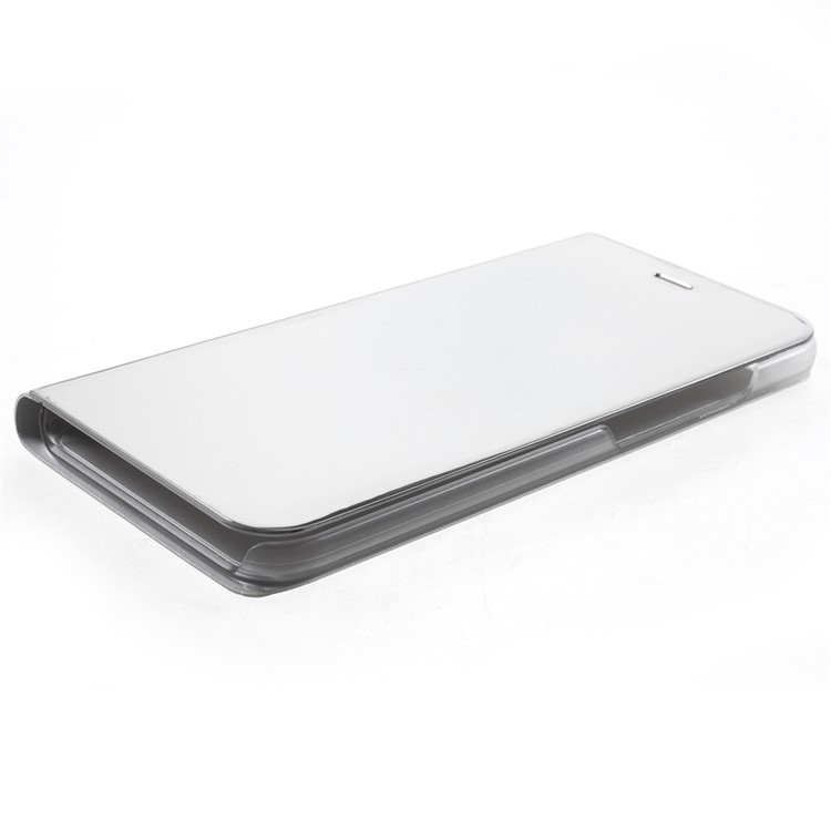 View Window Plated Mirror Surface Leather Stand Cover for Xiaomi Mi A1/Mi 5X - Silver-4