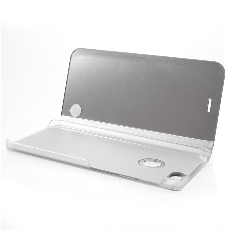 View Window Plated Mirror Surface Leather Stand Cover for Xiaomi Mi A1/Mi 5X - Silver-6