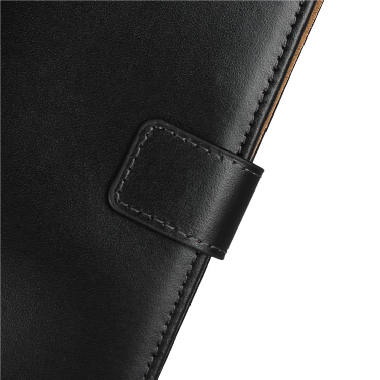 Genuine Leather Wallet Stand Phone Case for Xiaomi Mi A2 / Mi 6X - Black-7