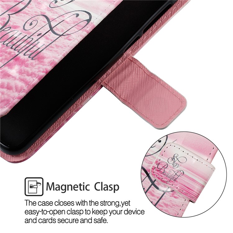 Patrón De Punto De Luz De Impresión Decoración De Cuero PU Soporte Magnético Cubierta Protectora Para Xiaomi Mi Mix 2s - Mantenerse Bella-5