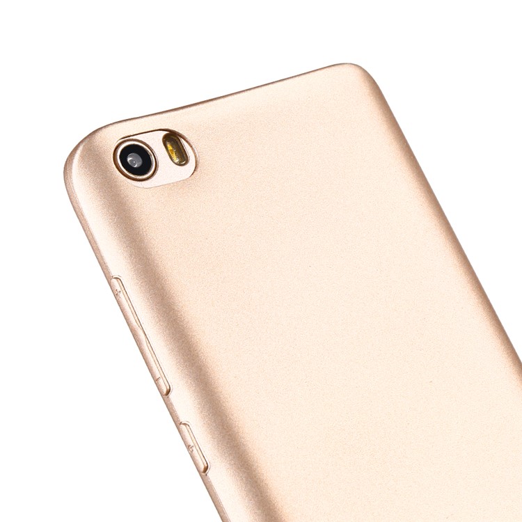 X-LEVEL Guardian Series for Xiaomi Mi 5 Matte Gel TPU Phone Cover - Gold-3