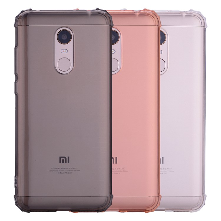 Shock-absorption TPU Protection Mobile Phone Case for Xiaomi Redmi 5 - Grey-6