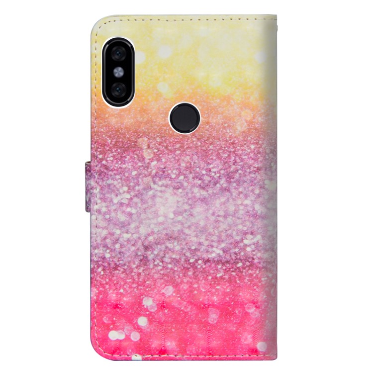 Pattern Printing Wallet Leather Case with Stand for Xiaomi Redmi S2 / Y2 - Colorized Pattern-4