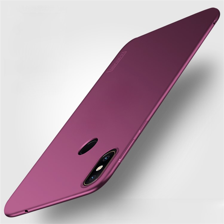 X-LEVEL Ultra-thin Frosted TPU Back Case for Xiaomi Mi Mix 2s - Wine Red-1