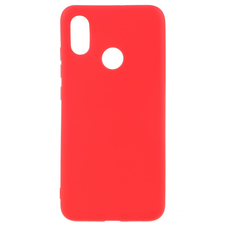 Matte Anti-fingerprint TPU Mobile Phone Casing for Xiaomi Mi 8 (6.21-inch) - Red-1