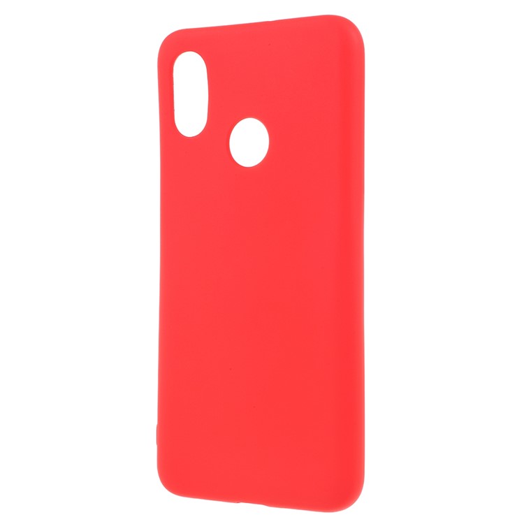 Matte Anti-fingerprint TPU Mobile Phone Casing for Xiaomi Mi 8 (6.21-inch) - Red-2