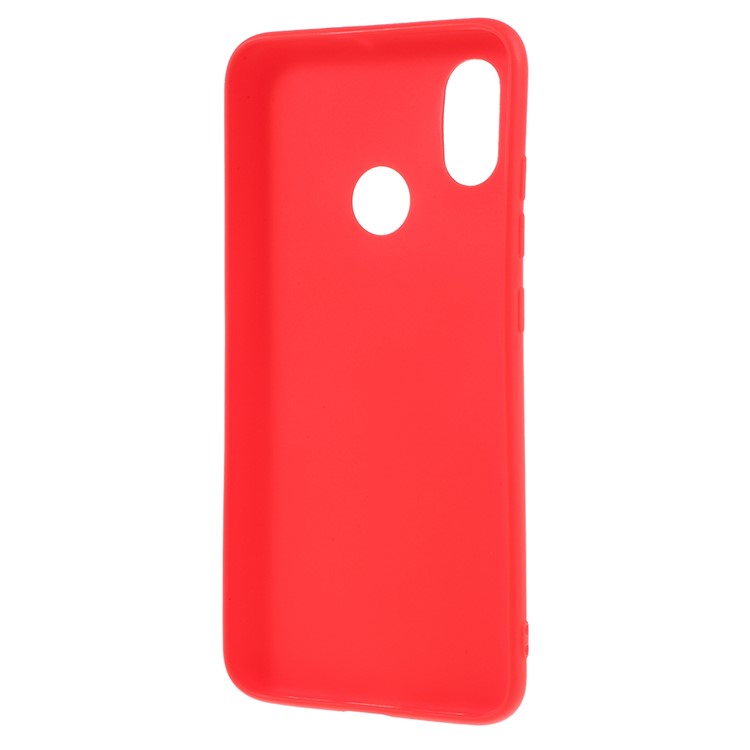 Matte Anti-fingerprint TPU Mobile Phone Casing for Xiaomi Mi 8 (6.21-inch) - Red-3
