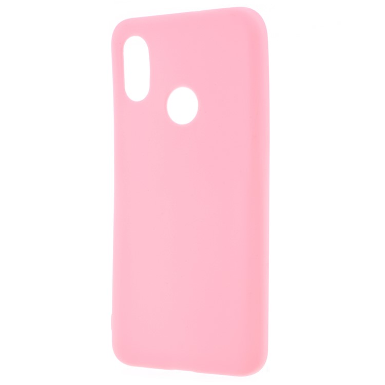 Matte Anti-fingerprint TPU Cell Phone Case for Xiaomi Mi 8 (6.21-inch) - Pink-2