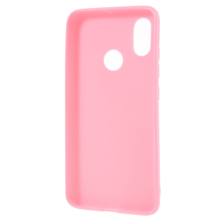 Matte Anti-fingerprint TPU Cell Phone Case for Xiaomi Mi 8 (6.21-inch) - Pink-3