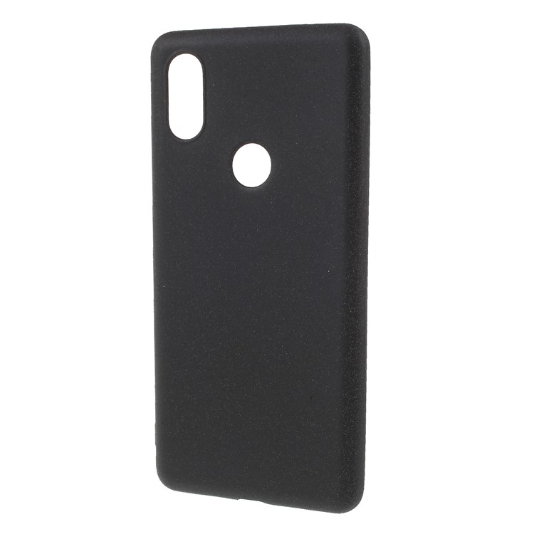 For Xiaomi Mi Mix 2s Double-sided Matte TPU Mobile Phone Cover - Black-2