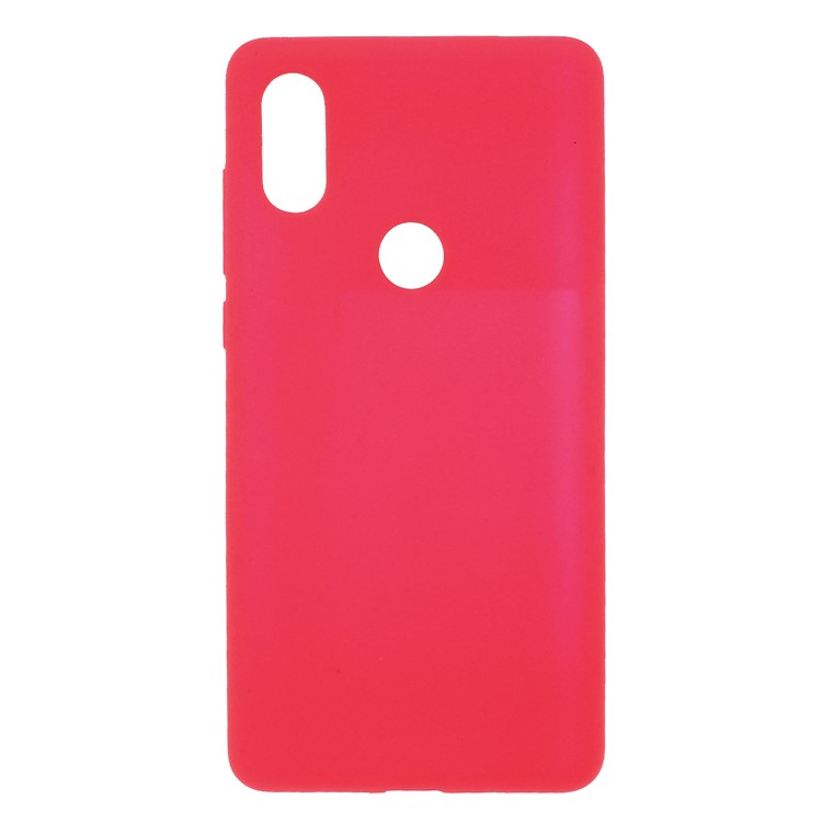 For Xiaomi Mi Mix 2s Double-sided Matte TPU Back Case - Red-1