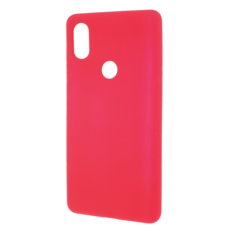For Xiaomi Mi Mix 2s Double-sided Matte TPU Back Case - Red-2