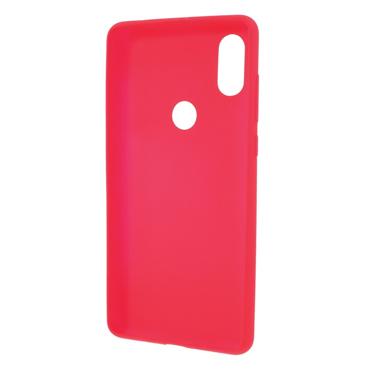 For Xiaomi Mi Mix 2s Double-sided Matte TPU Back Case - Red-3