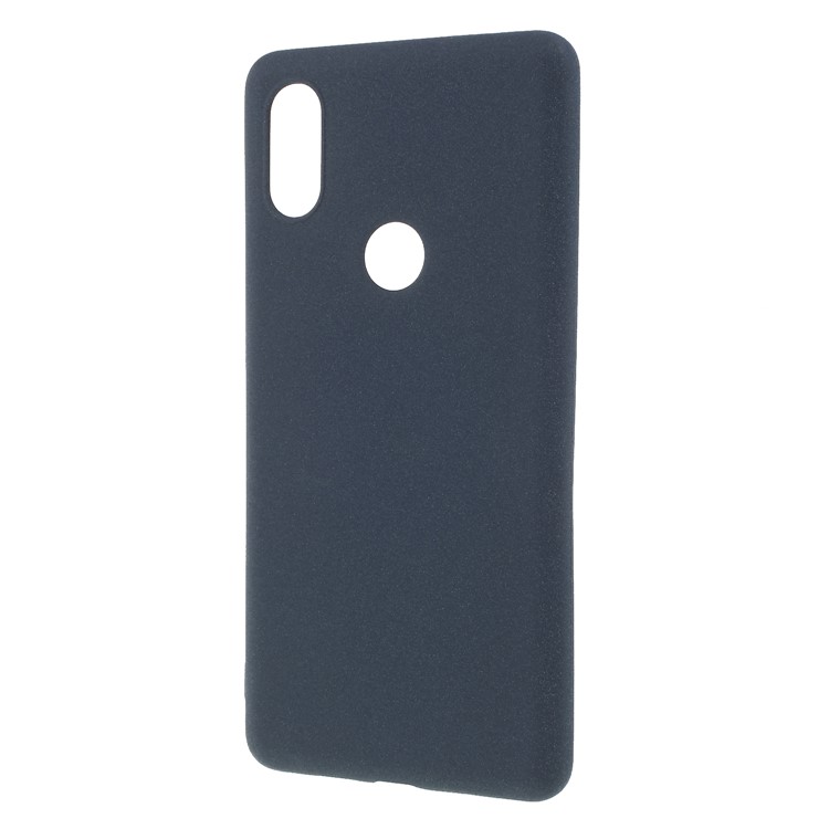 Double-sided Matte TPU Mobile Case Cover for Xiaomi Mi Mix 2s - Dark Blue-2