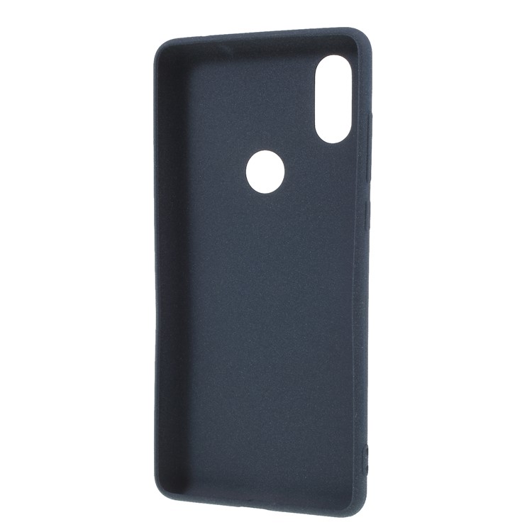 Double-sided Matte TPU Mobile Case Cover for Xiaomi Mi Mix 2s - Dark Blue-3