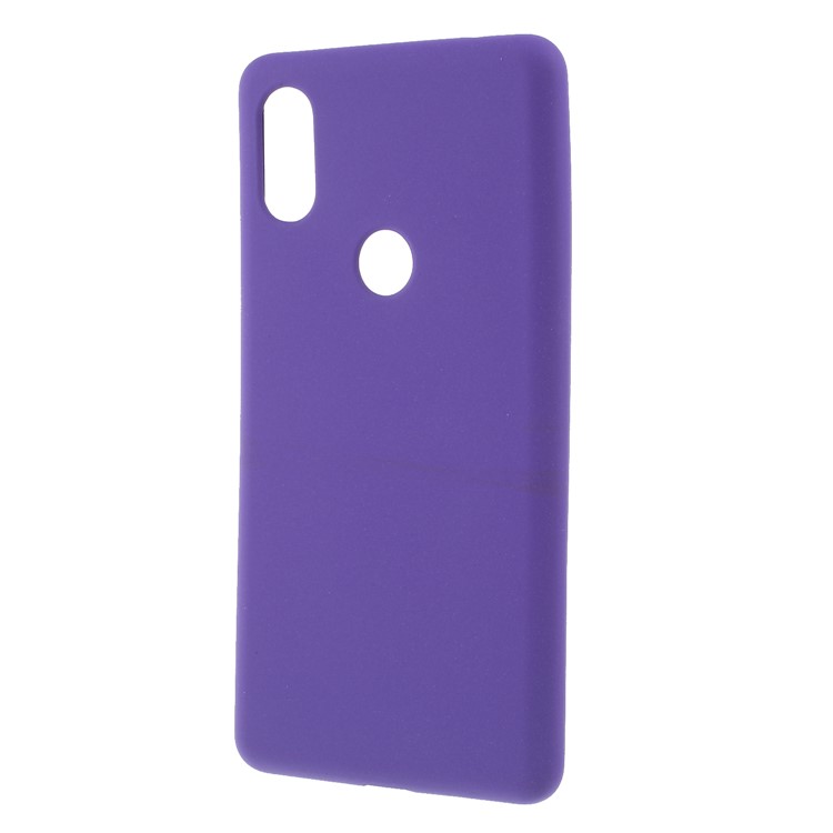 For Xiaomi Mi Mix 2s Double-sided Matte Flexible TPU Cellphone Shell - Purple-2