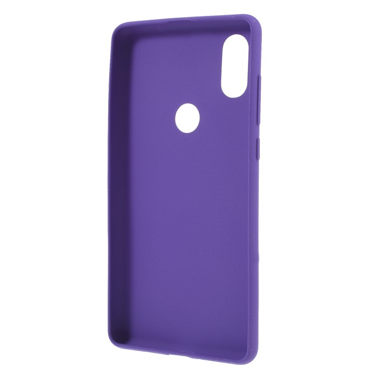 For Xiaomi Mi Mix 2s Double-sided Matte Flexible TPU Cellphone Shell - Purple-3
