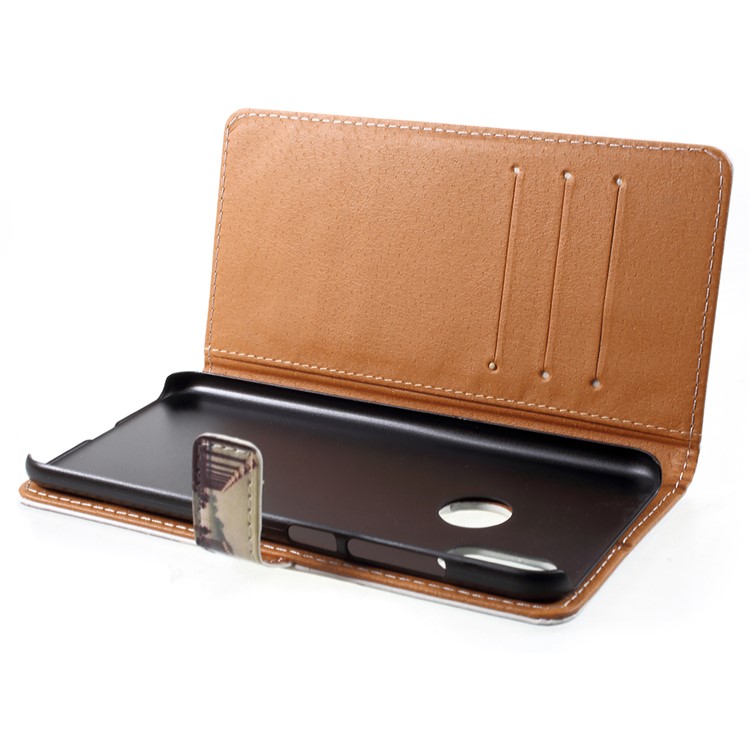 Pattern Printing PU Leather Phone Accessory Case for Xiaomi Mi 8 (6.21-inch) - Dock at Sunset-6