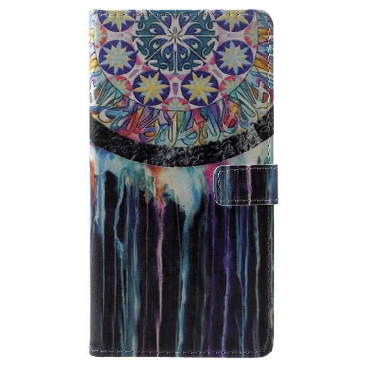 Pattern Printing PU Leather Phone Accessory Casing for Xiaomi Mi 8 (6.21-inch) - Dream Catcher-1