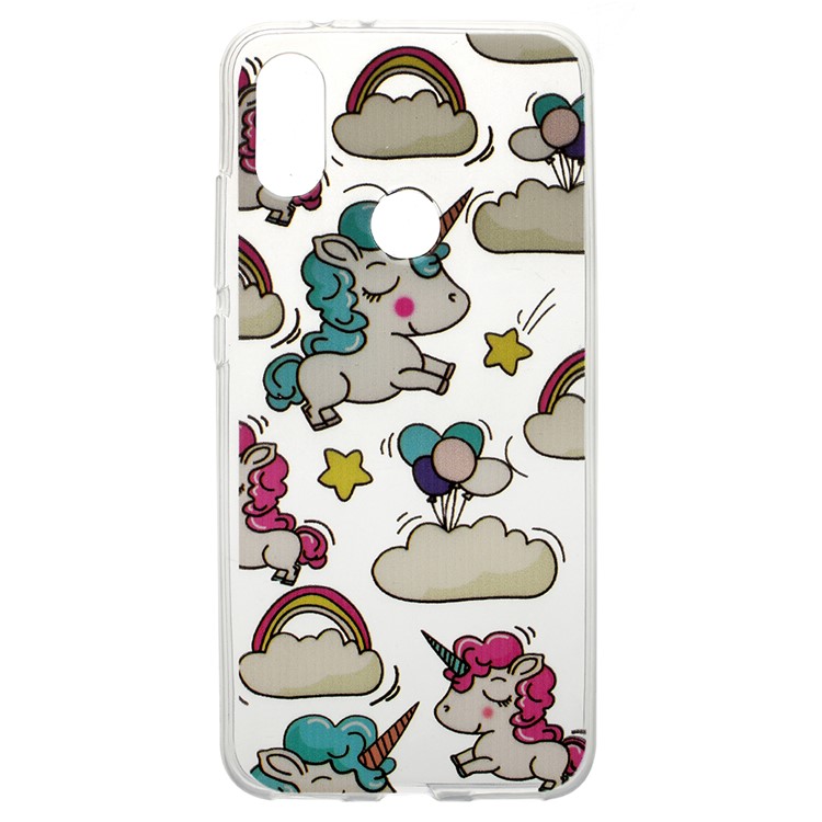 Pattern Printing Soft TPU Mobile Casing for Xiaomi Mi A2 / Mi 6X - Unicorn-1