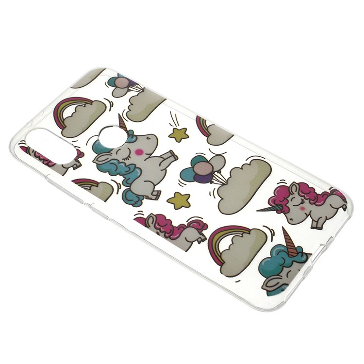 Pattern Printing Soft TPU Mobile Casing for Xiaomi Mi A2 / Mi 6X - Unicorn-2