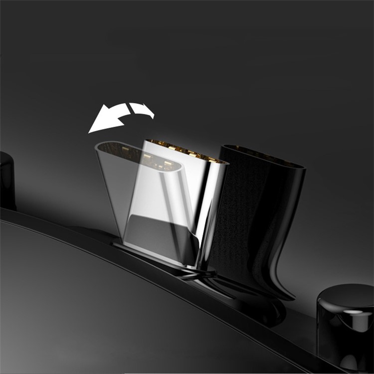 WQ26 Type-C 2A Portable Dock Charger Charging Sync Desktop Cradle Station - Black-2