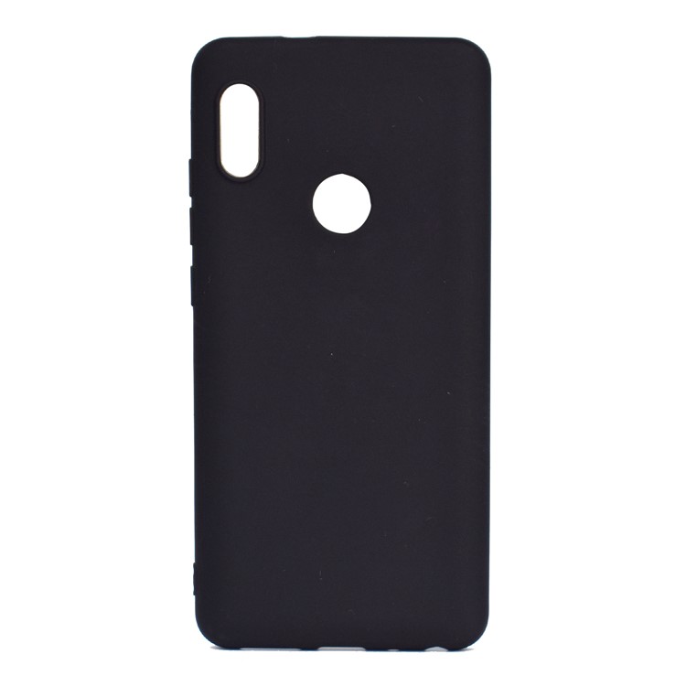 Solid Color Matte TPU Protector Case for Xiaomi Redmi Note 5 Pro (Dual Camera) / Redmi Note 5 - Black-2