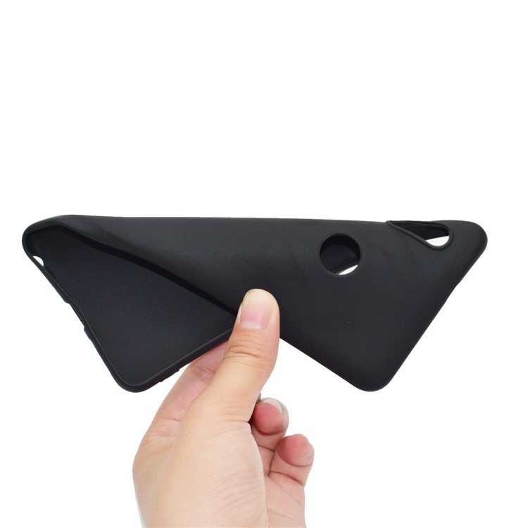 Solid Color Matte TPU Protector Case for Xiaomi Redmi Note 5 Pro (Dual Camera) / Redmi Note 5 - Black-6