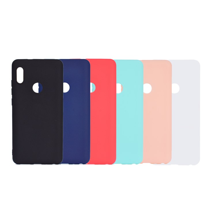 Solid Color Matte TPU Protector Case for Xiaomi Redmi Note 5 Pro (Dual Camera) / Redmi Note 5 - Black-7
