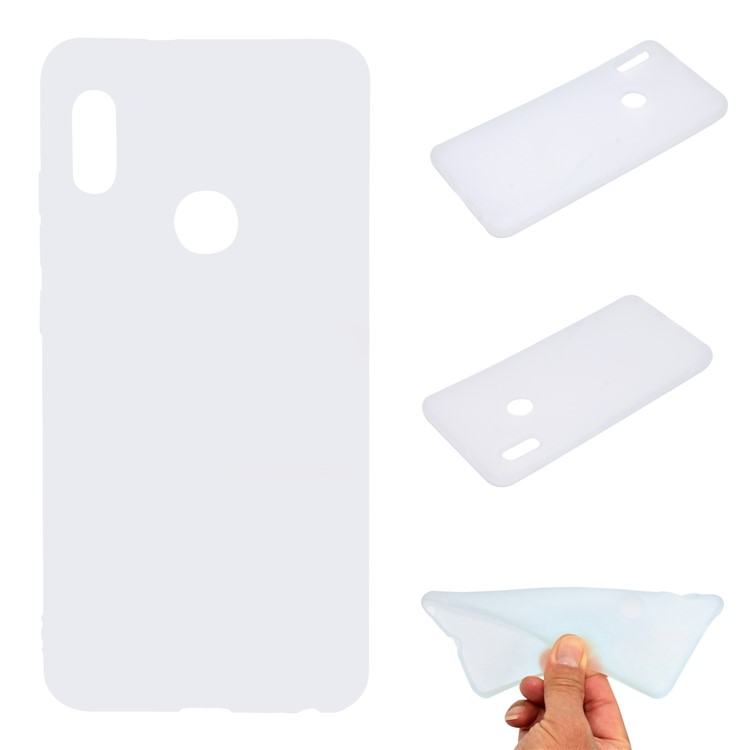 Solid Color Matte TPU Protector Cover for Xiaomi Redmi Note 5 Pro (Dual Camera) / Redmi Note 5 - White-1