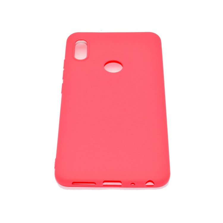Solid Color Matte TPU Phone Shell Case for Xiaomi Redmi Note 5 Pro (Dual Camera) / Redmi Note 5 - Red-5