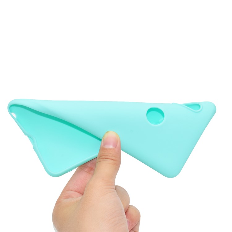 Solid Color Matte TPU Back Case Accessessy Для Xiaomi Redmi Note 5 Pro (двойная Камера) / Redmi Note 5 - Голубой-6