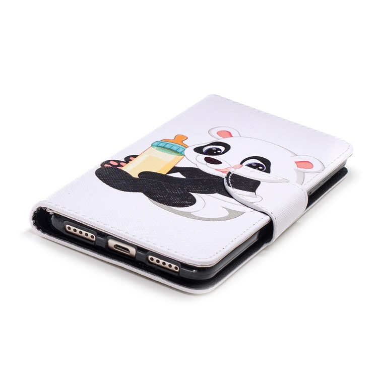 Wallet Stand Patterned Leather Phone Cover for Xiaomi Redmi 5 - Panda Holding a Bottle-6