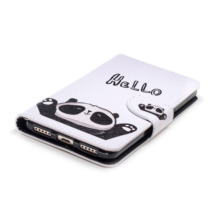 Pattern Printing Wallet Stand Leather Cover Shell for Xiaomi Redmi 5 - Cute Panda-6