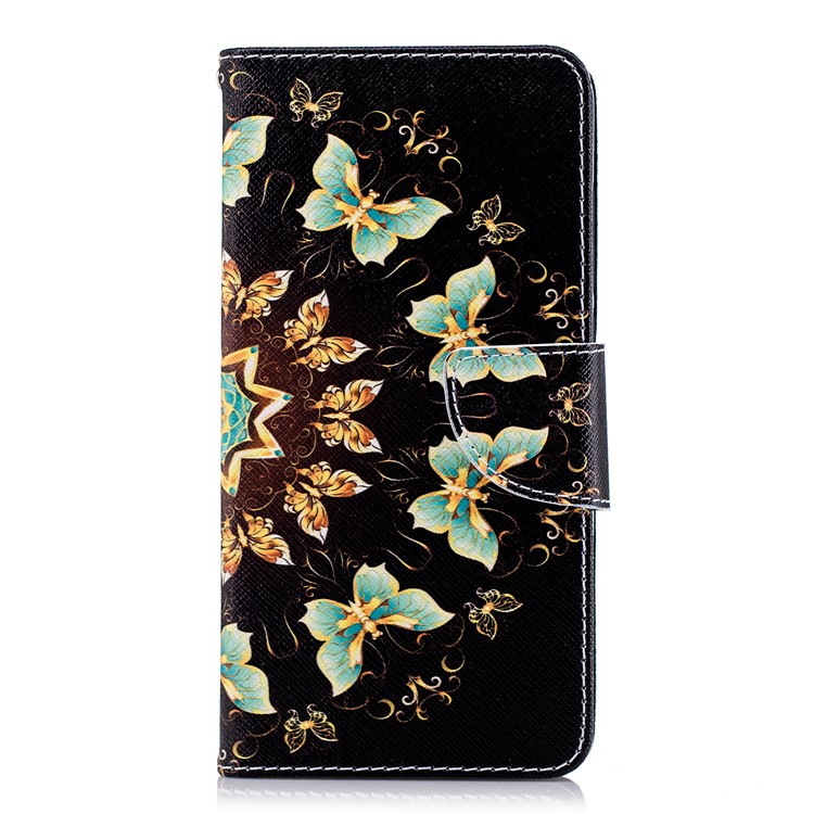 Portafoglio Stampa Modello Stand copertura Proteggi Pelle Per Xiaomi Redmi 5 - Farfalle Colorate-2