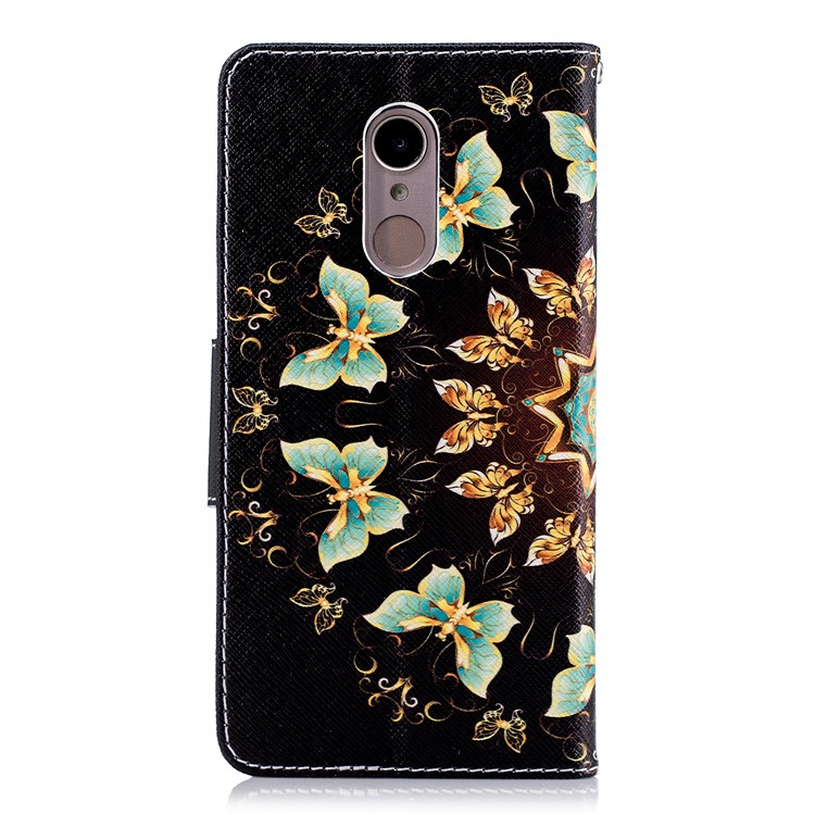 Portafoglio Stampa Modello Stand copertura Proteggi Pelle Per Xiaomi Redmi 5 - Farfalle Colorate-3
