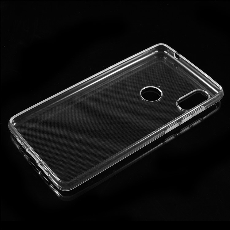 For Xiaomi Mi Mix 2s Clear TPU Case Cover with Non-slip Inner - Transparent-3