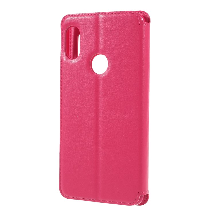 ROAR Noble Leather View Window Casing with Stand for Xiaomi Redmi Note 5 Pro (Dual Camera) / Redmi Note 5 (China) - Rose-2