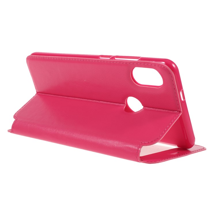 ROAR Noble Leather View Window Casing with Stand for Xiaomi Redmi Note 5 Pro (Dual Camera) / Redmi Note 5 (China) - Rose-4