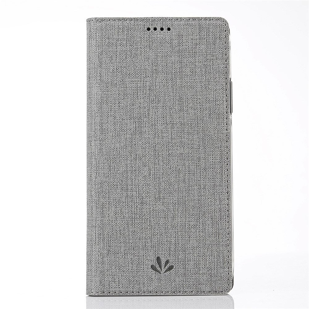 Vili DMX Cross Texture PU Case de Cuero Case Para Xiaomi Mi 6x / Mi A2 - Gris