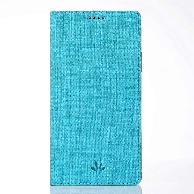 VILI DMX for Xiaomi Mi Mix 2s Cross Texture Card Holder Leather Stand Protective Case - Blue-2