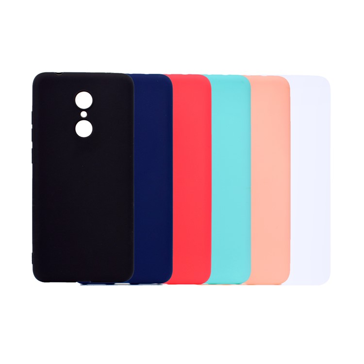 Soft Frosted TPU Phone Case for Xiaomi Redmi Note 5 (12MP Rear Camera) / Redmi 5 Plus (China) - Black-8